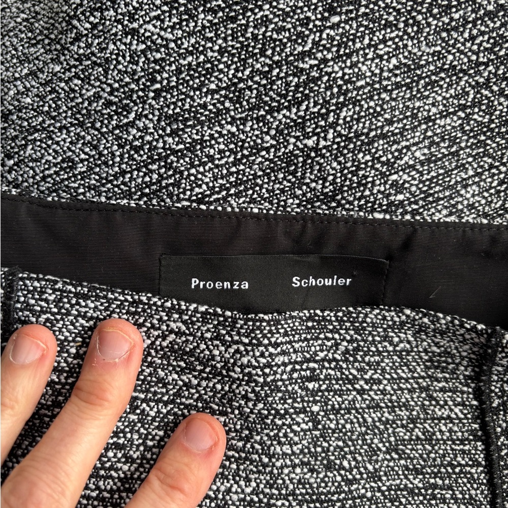 Proenza Schouler made in Italy black white skirt